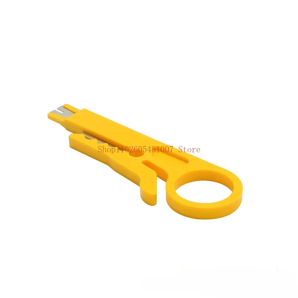 Машина для зачистки желтого провода нож резки телефонного сетевого кабеля