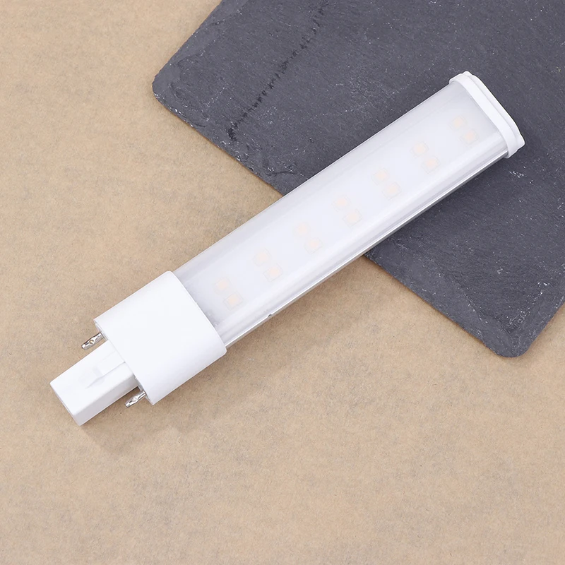 Светодиодная настольная лампа G23 ультратонкая 5 Вт 450-550 лм замена люминесцентной