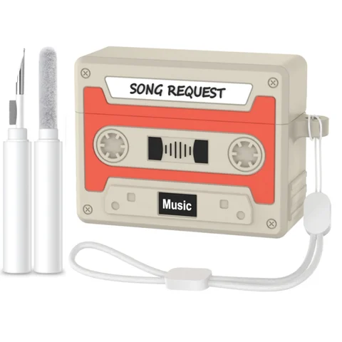 Силиконовый чехол Fancan для AirPods Pro 3 с дизайном камеры