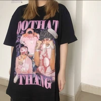 kchy fashion brand t shirt women summer character print oversized streetwear short sleeved top fast delivery