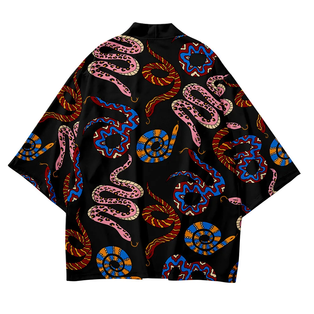 

Trendy Kimono for men and women 2021 Japanese traditional kimono cardigan pattern shirt Japanese summer kimono
