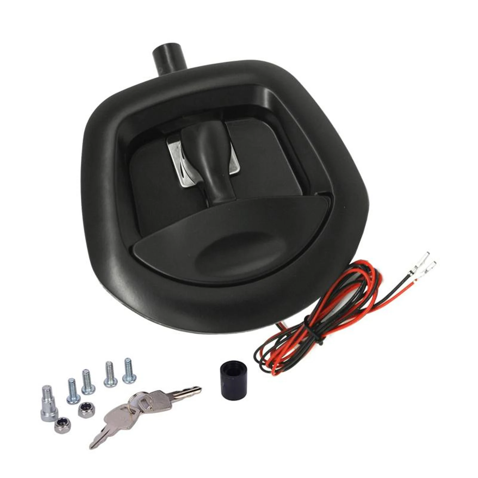 Мощный центральный замок с ручкой китовым хвостом Т-образный Т-образным