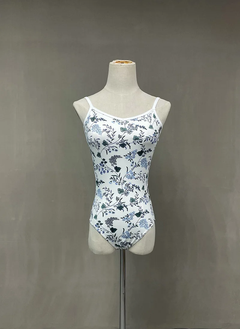 Adult Professional Ballet Leotard Vest Elegant Practice Ballet Dancing Clothes Women Dance Team Gymnastics Coverall