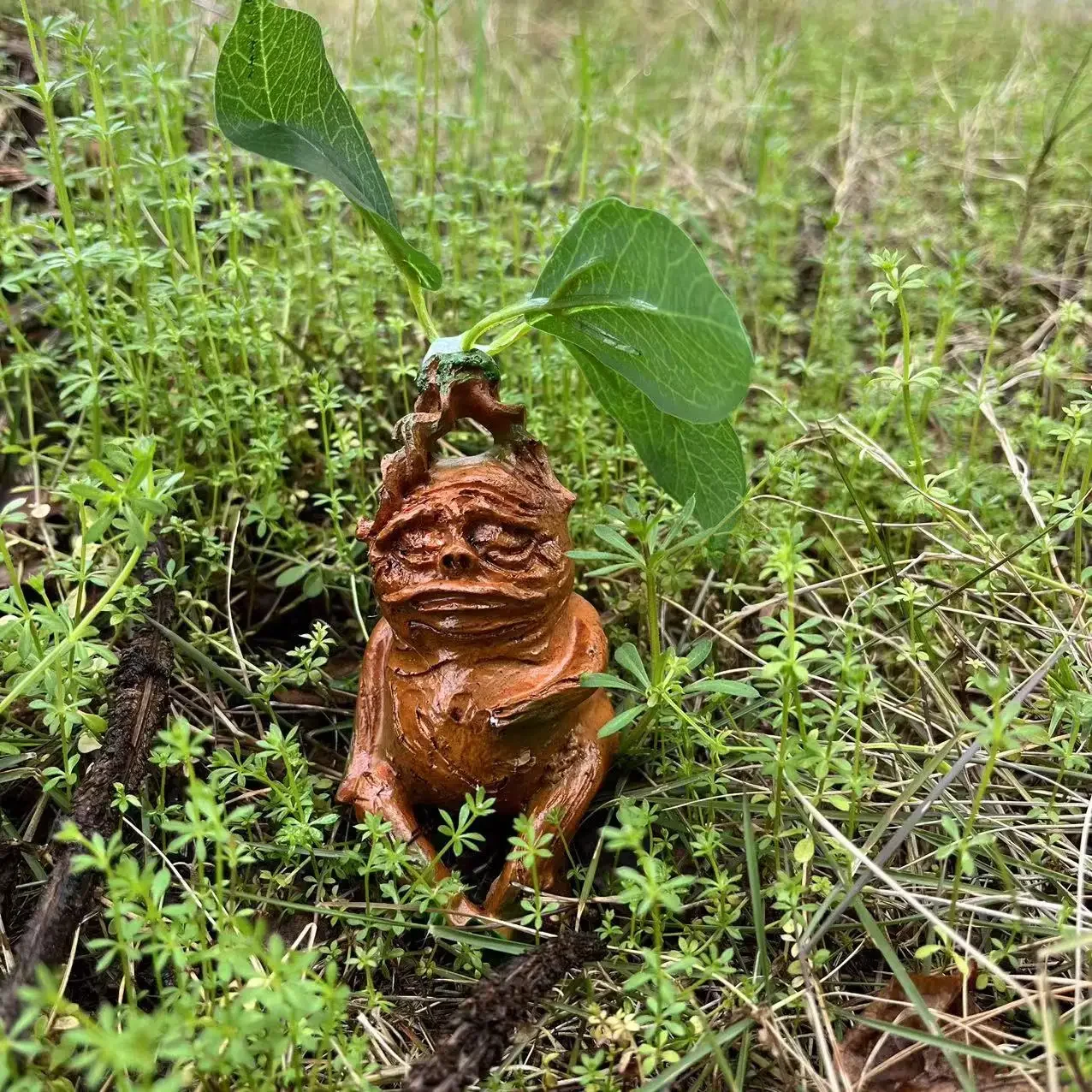 Статуя мандры из смолы ландшафтное украшение художественная фигурка ремесла для