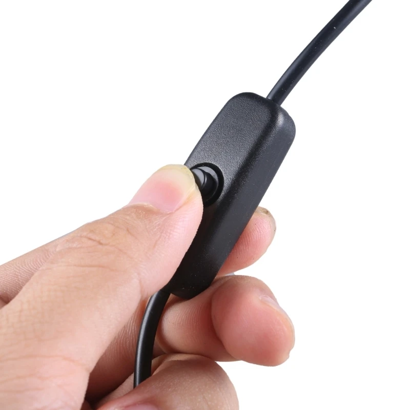 USB-папа на 5 5x2 1 мм штекерный зарядный кабель с переключателями для устройств В