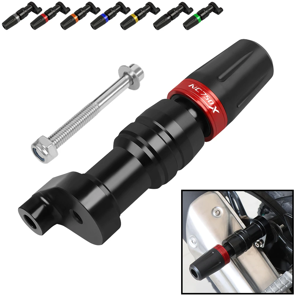 

For HONDA NC700X NC750X NC700 NC750 NC 700 750 Motorcycle CNC Aluminum Crash Pads Exhaust Sliders Crash Protector