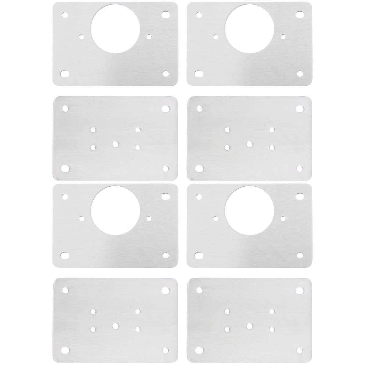 

8 pcs Stainless Steel Cabinet Hinge Repair Plate for Furniture Shelves Cabinet