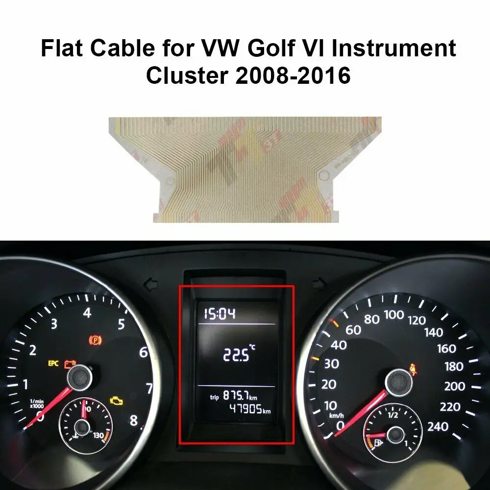 Плоский кабель для VW Golf VI Passat T5 Polo Skoda Fabia Seat Altea Instrument |