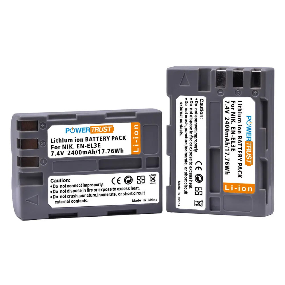 

EN-EL3E EN EL3E Camera Battery for Nikon D50 D300 D700 G9X D200 D300S D70 D70s D80 D90 D100