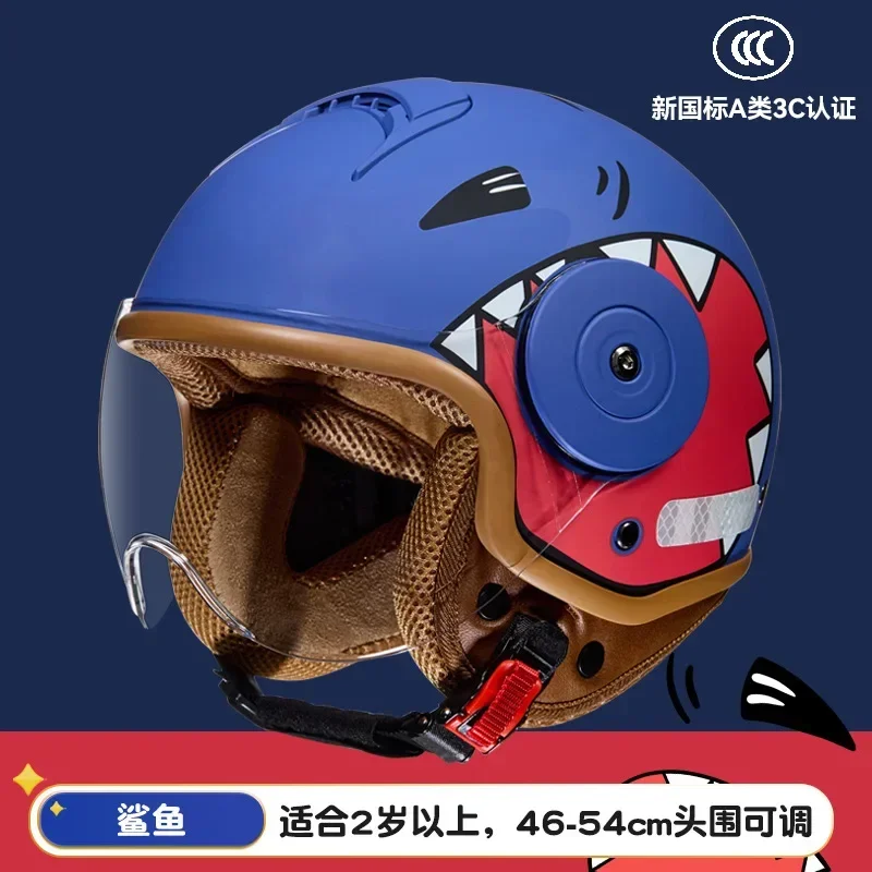 

Детский шлем для детей от 3 до 12 лет, детский мотоциклетный моторный шлем с героями мультфильмов, удобные защитные шлемы для мотоциклов