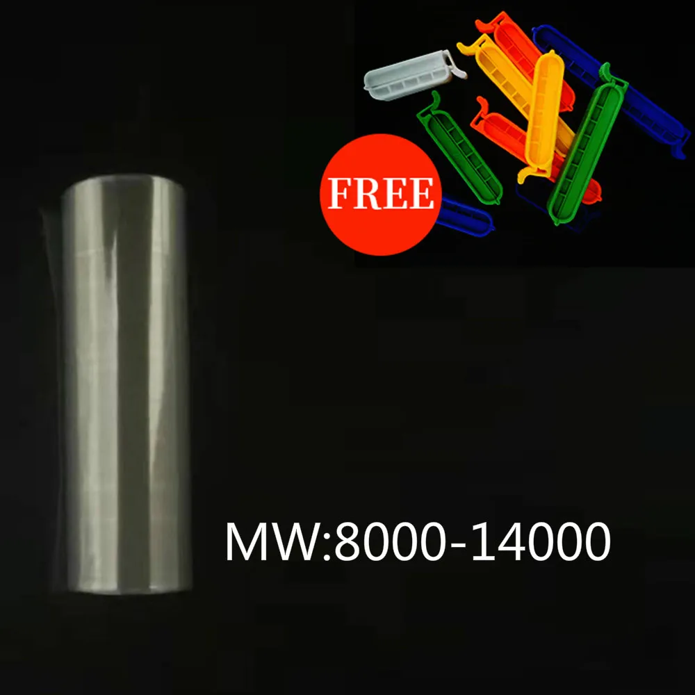 

1meter laboratory MW8000-14000 dialysis bag, MD25/34/44/55/77mm dialysis tube, Regenerated cellulose dialysis bag