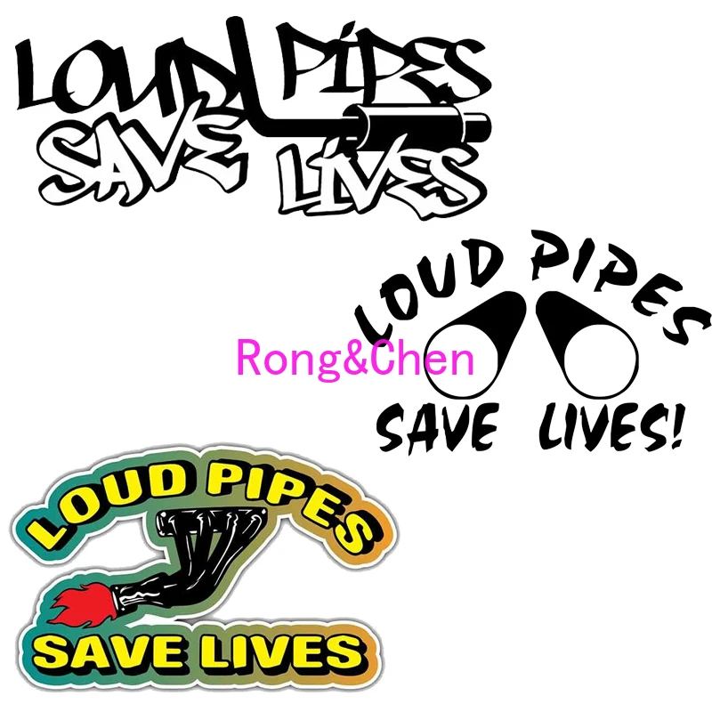 

Rongchen Trading Car Sticker Personality Best Selling Loud Pipes Save Lives Scratch-Proof PVC Waterproof Sunscreen Boutique