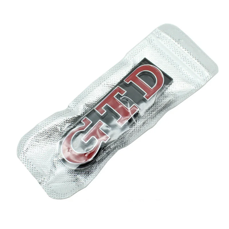 Металлическая 3d-наклейка на багажник автомобиля эмблема переднего гриля GTD