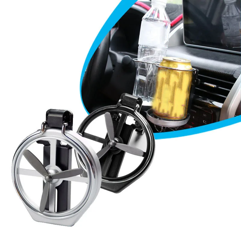 

Car Air Outlet Drink Holder Car Case Water Cup Holder Car Drink Holder with Small Fan Auto Universal Interior Accessories KOQYOX