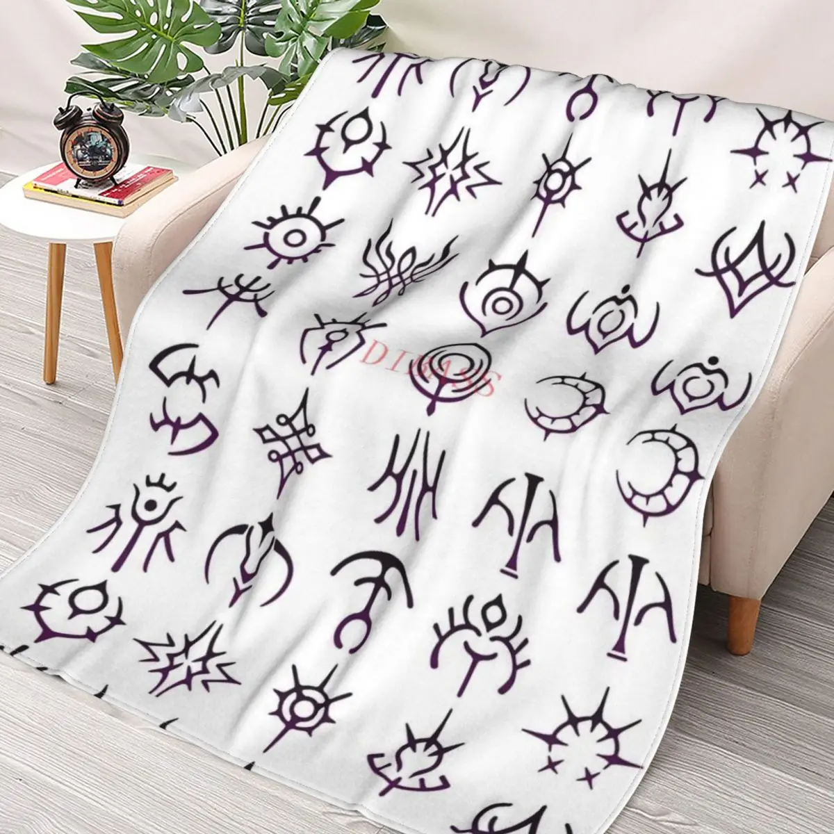 

The Crests 3D Printed Flannel Throw Blanket