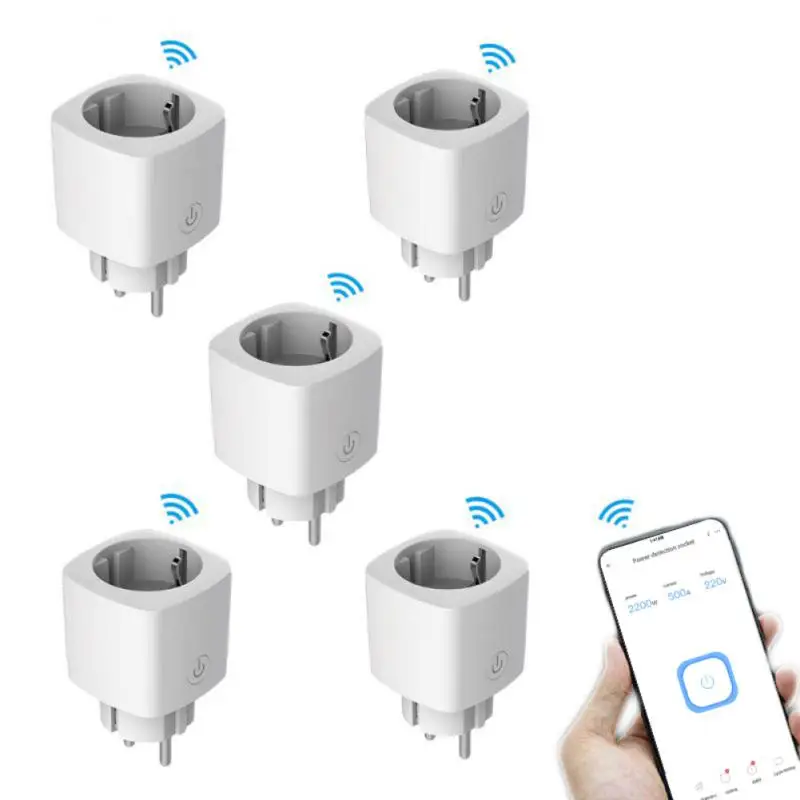 

Mutifunctional Smart Plug Wifi Dual Mode Voice Control Ewelink Timer Socket Power Monitoring Timing Function Ewelink