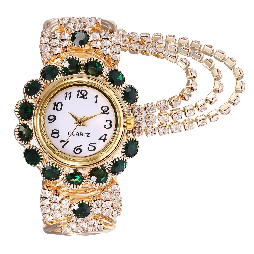 

Khorasan Alloy Fashion Ladies Watch Creative Fringe Quartz Bracelet Watch Diamond-studded Wristwatches Gift Relogio Feminino