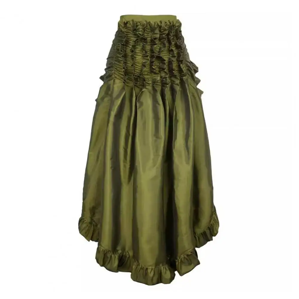 Готическая длинная юбка до середины тела викторианская одежда винтажная для