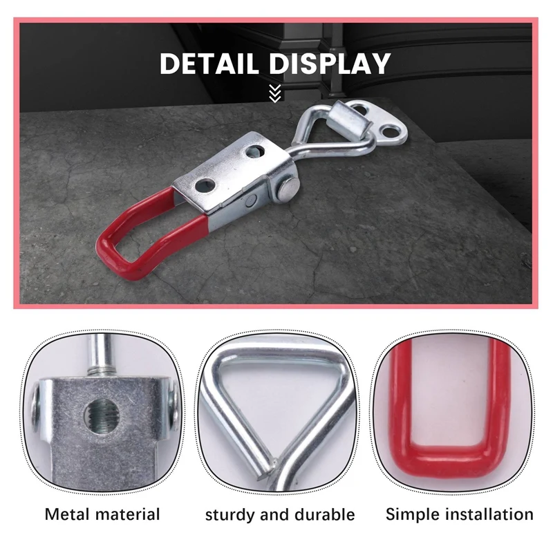 Регулируемый зажим с защелкой 20 шт. удерживающая способность 4001 330 фунтов