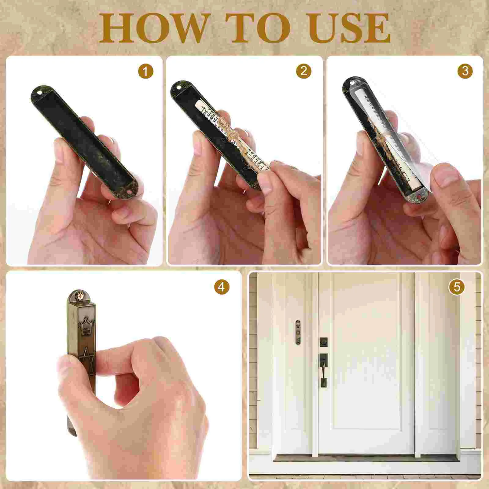 5 шт. мемориальные украшения дверной свиток Священный столб металлическая ретро