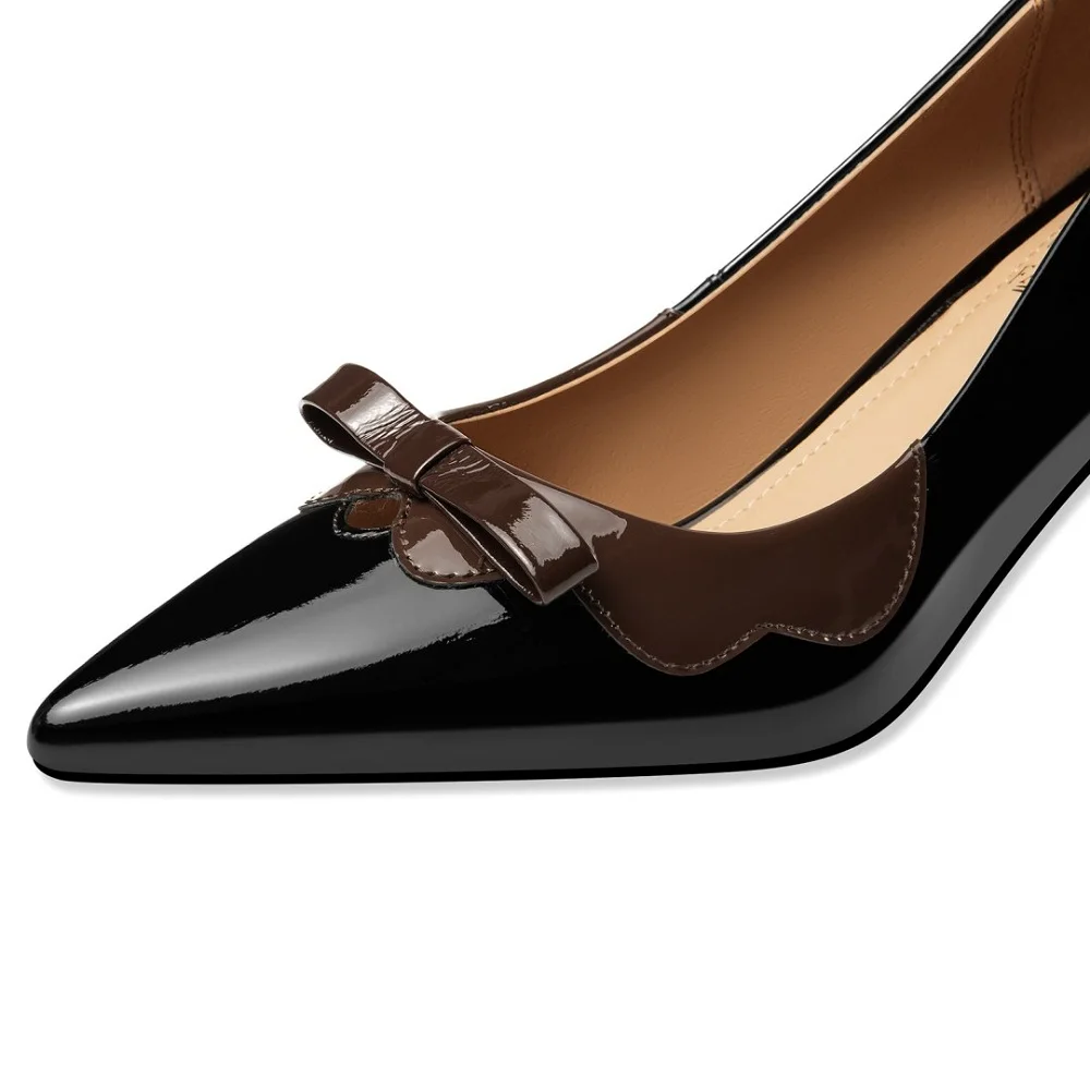 【JOCHEBED HU】Size 33-43 Natural Genuine Leather Women Heels Shoes Butterfly-knot Design Fashion Sexy Club Party High Heel Shoes