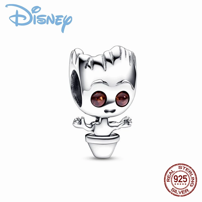 

Fits Original Pandora Bracelet Necklace 925 Silver Marvel dancing groot Charms Beads Women Silver Color Pendant DIY Jewelry New