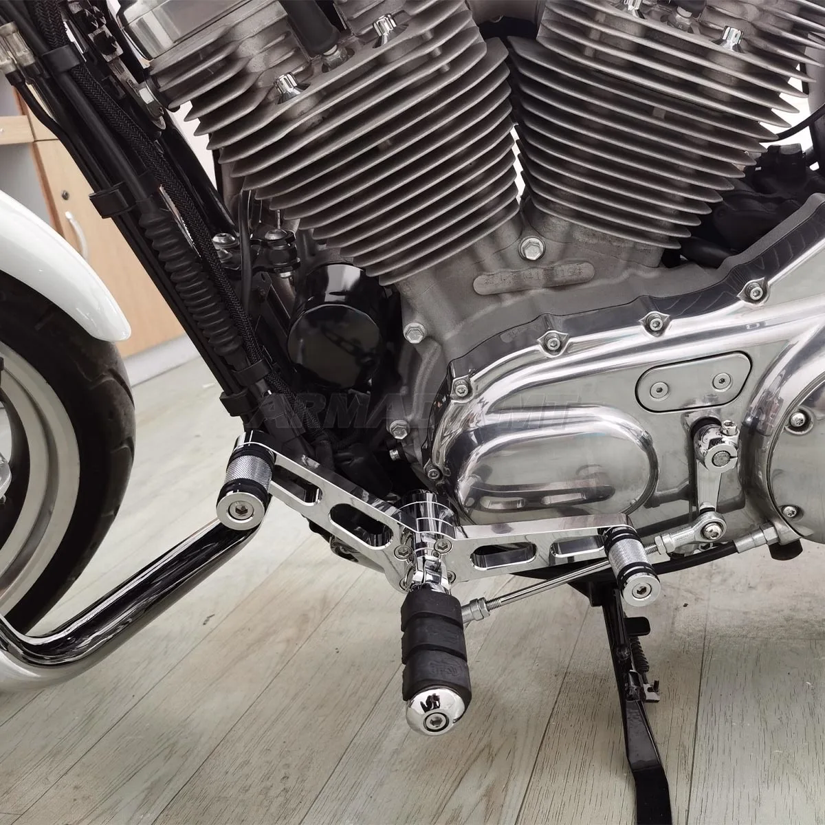 Для Harley Sportster XL Iron 883 1200, изготовленные на заказ детали мотоцикла с низким сортом, рычаги переключения передач на пятке и носке, колышки переключения передач (art.: 3920cac0803de) - 3920cac0803de