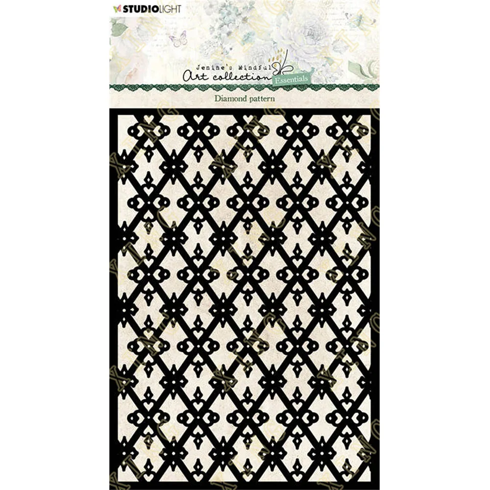 

New Diamond Pattern Diy Embossing Paper Card Template Craft Layering Stencils for Walls Painting Scrapbooking Stamp Album Decor