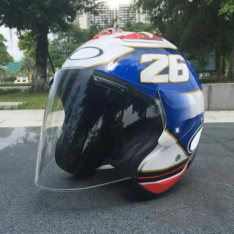 NEW Open Face Half Helmet SZ-Ram3 Pedrosa Samurai Motorcycle Helmet Riding Motocross Racing Motobike Helmet enlarge