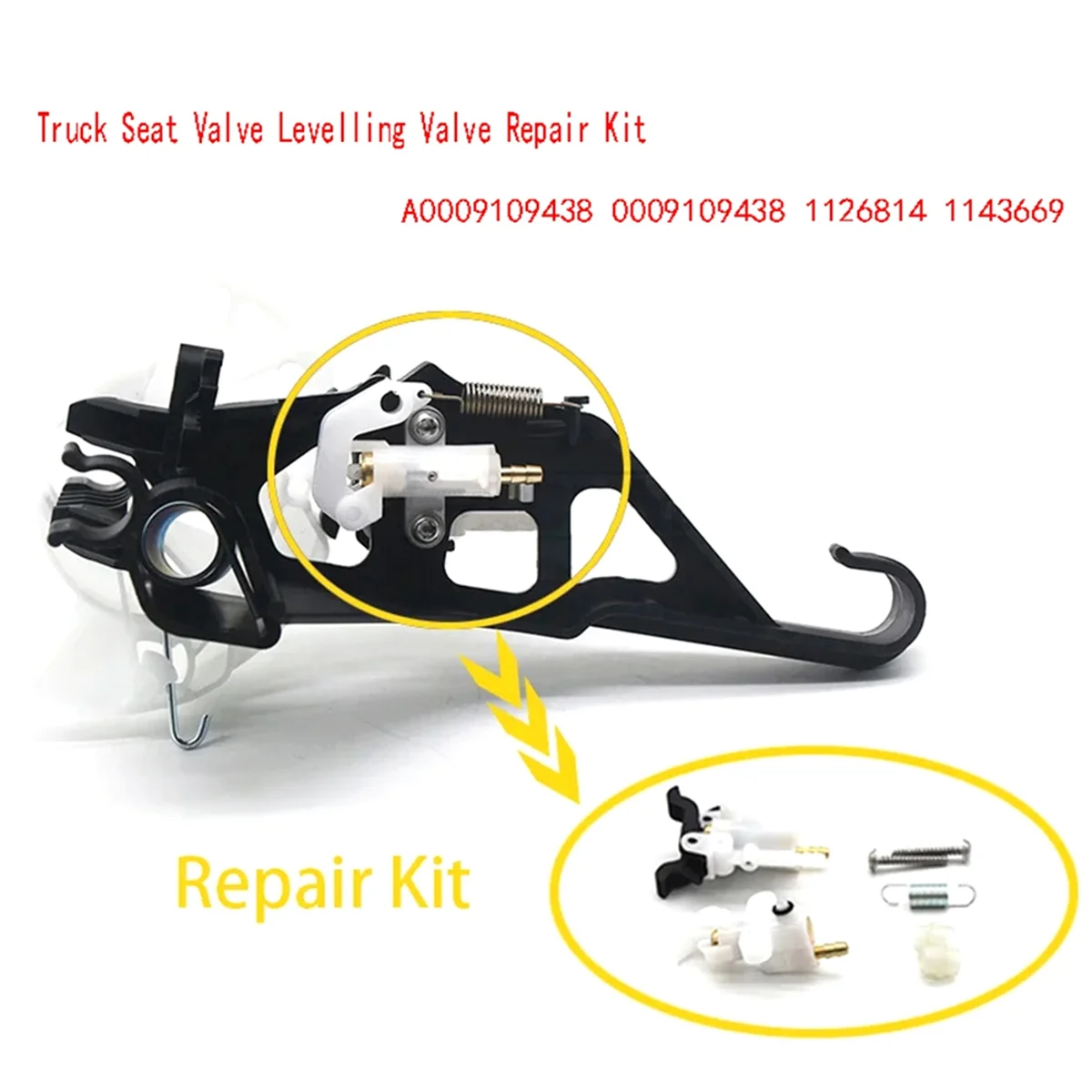 Комплект для ремонта нивелирующего клапана сиденья грузовика MAN Grammer Actros MSG906