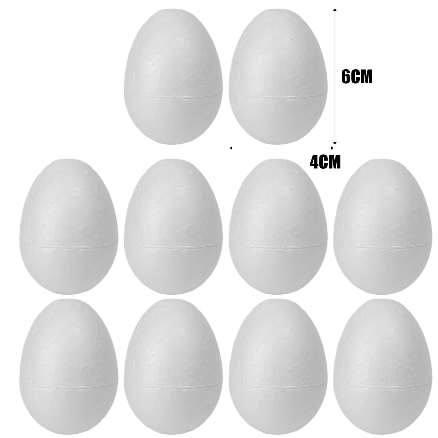 

Пенопластовые яйца для декупажа 10/20/50 шт 6 см