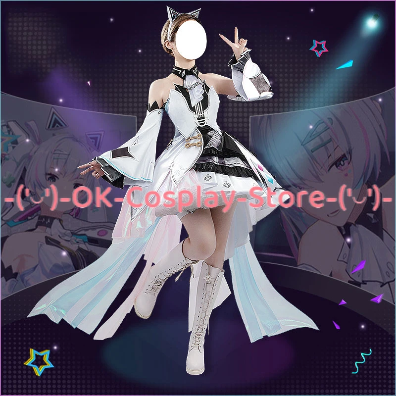 Женский костюм для косплея из игры серый ворон