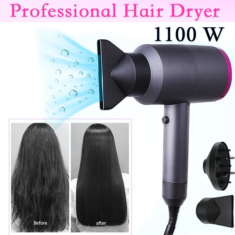 Household Powerful Professinal Quick Dry Hairdryer Constant Anion Electric Hair Dryer Hair Dryer Negative Ion hair care