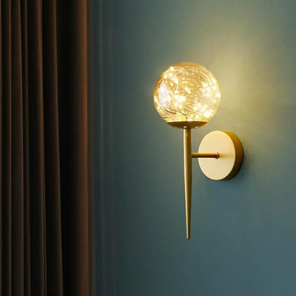 

Прикроватная лампа для спальни, роскошный современный минималистичный Хрустальный настенный светильник в скандинавском стиле для спальни, гостиной, фотолампа с креативным дизайном