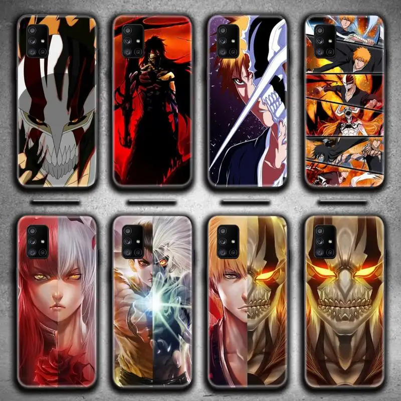 

Bleach anime Ichigo Kurosaki Phone Case For Samsung Galaxy A52 A21S A02S A12 A31 A81 A10 A30 A32 A50 A80 A71 A51 5G