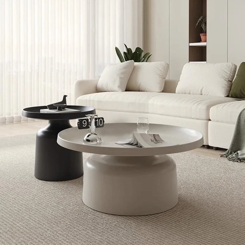 

Nordic Modern Coffee Tables Round Living Room Luxury Home Coffee Tables Minimalist Unique Mesa Auxiliar Salon Furnitures