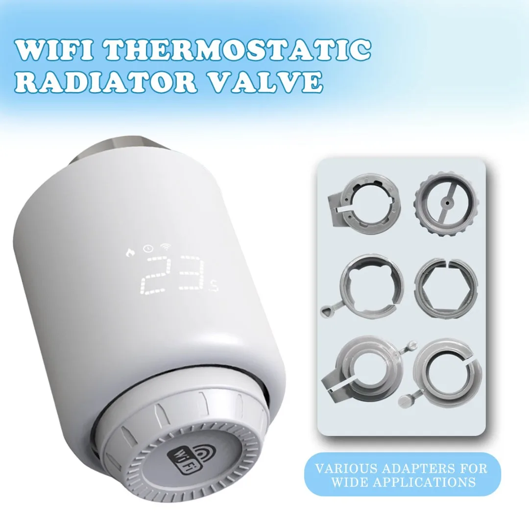 

Smart Thermostatic Radiators Valve Actuators Wireless Temperature Controller Home Thermostat Temperature Control Systems