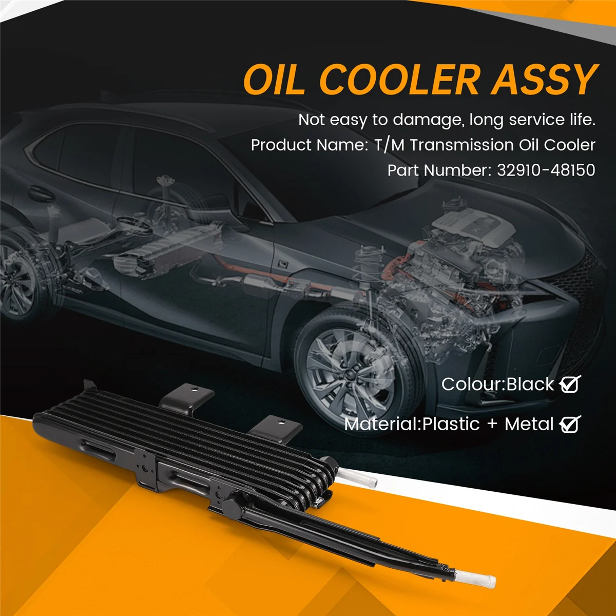 Радиатор масляного радиатора трансмиссии T/M для Toyota Lexus Rx350 3.5l V6 2013-2015 масляный