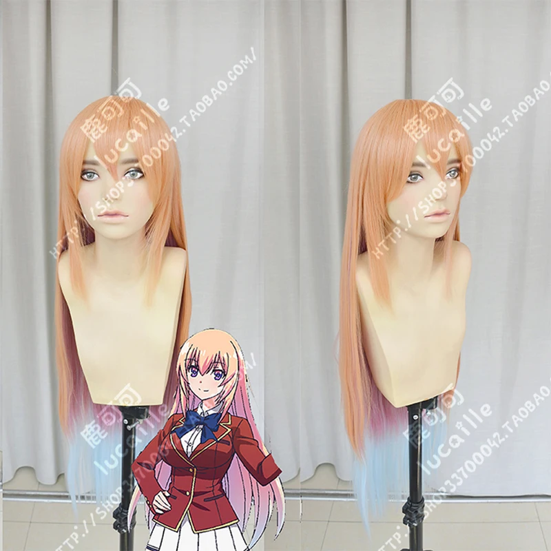 

Classroom of the Elite Honami Ichinose Straight 100cm Cosplay Party Wig Heat Resistant Synthetic Anime Wigs + Wig Cap
