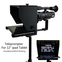 teleprompter for tablet smartphone dslr camera interview speech prompter