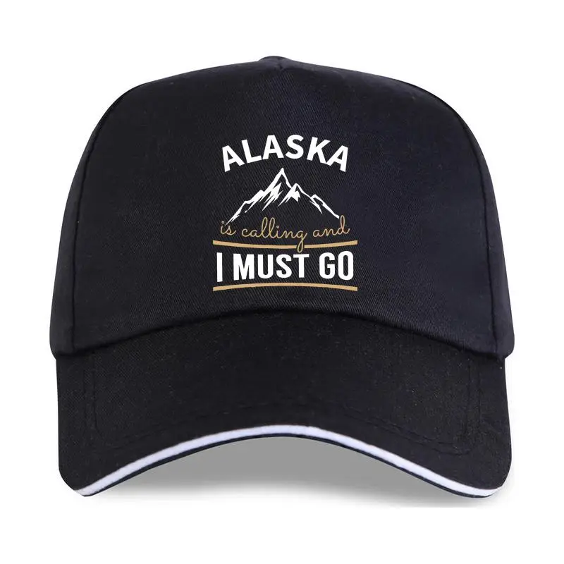 

Новая Кепка, забавная Кепка для мужчин и женщин, новинка, бейсболка Аляска с надписью «I Must Go» в горы, государственная Кепка