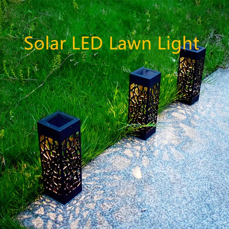 Solar Garden Light Lawn Light Outdoor Waterproof Courtyard Landscape Lamps Solar Panel Lamp Garden Decoration Outdoor Lighting