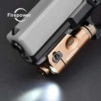 wadsn hunting high lumens sf xc1 pistol gun mini led weapon scout light lanterna airsoft flashlight for glock 17 18c 19 25 26