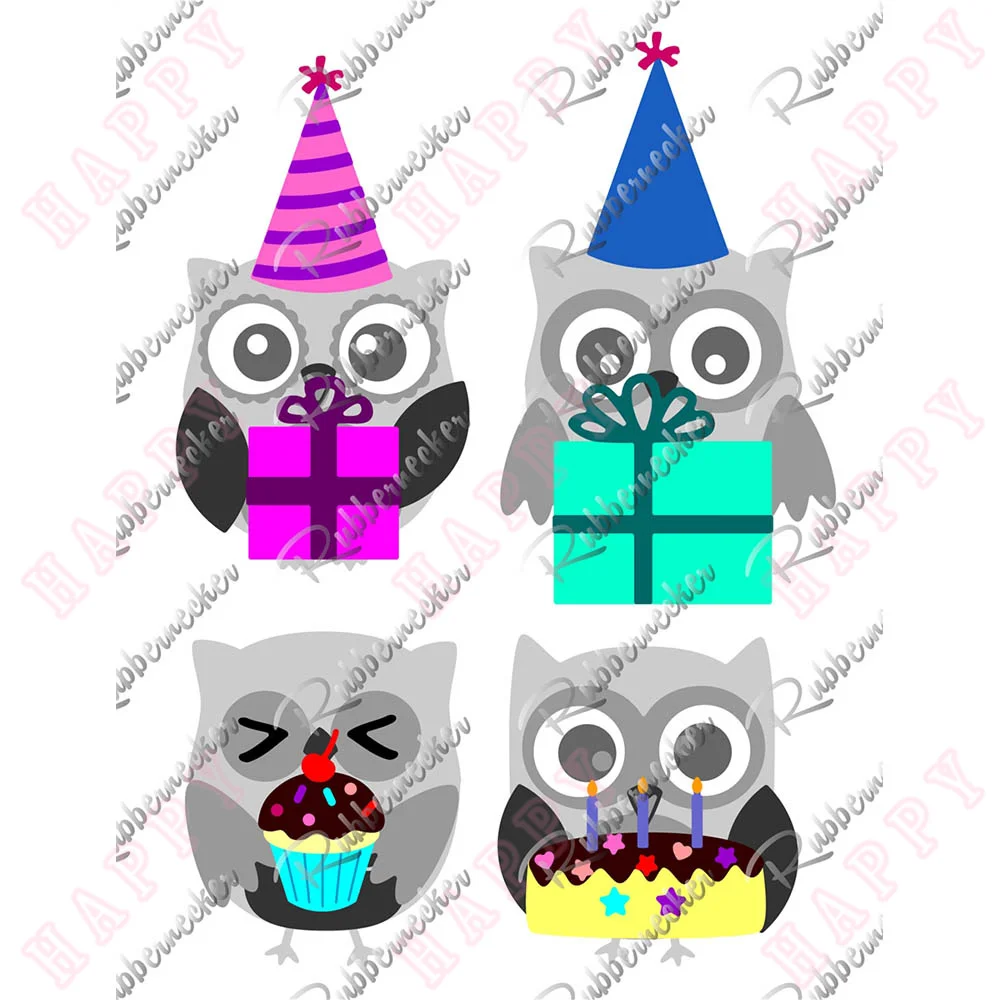 

Craft Metal Cutting Dies Owl Birthday Add on Diary Decoration Embossing Template For 2022 DIY Scrapbook Paper Craft Knife Moulds
