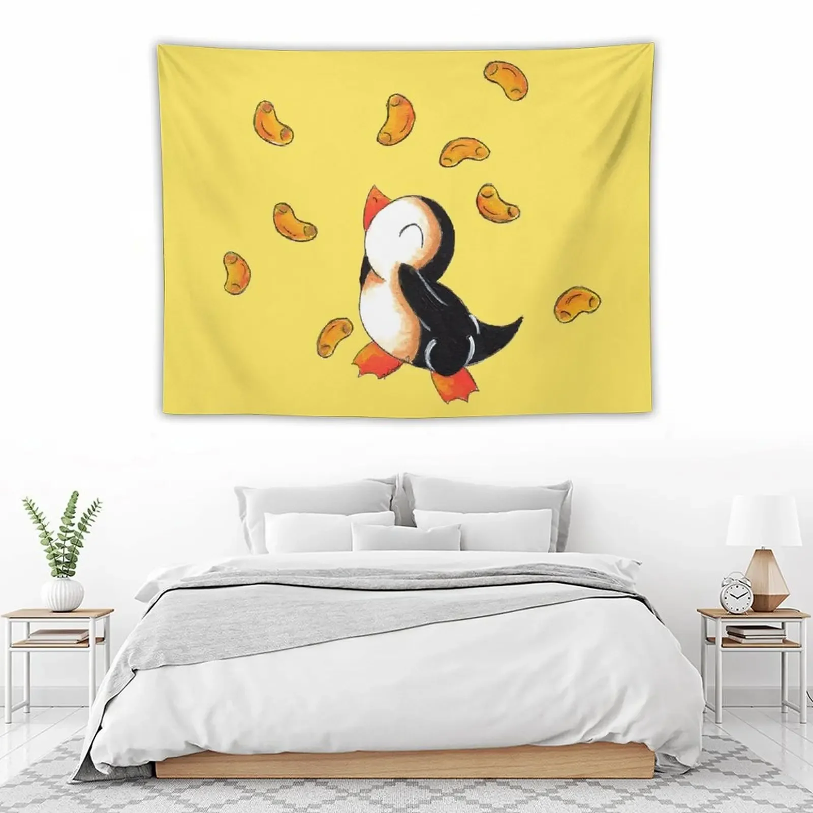 Гобелен в виде Макарон и пингвина искусственное украшение милый декоративный