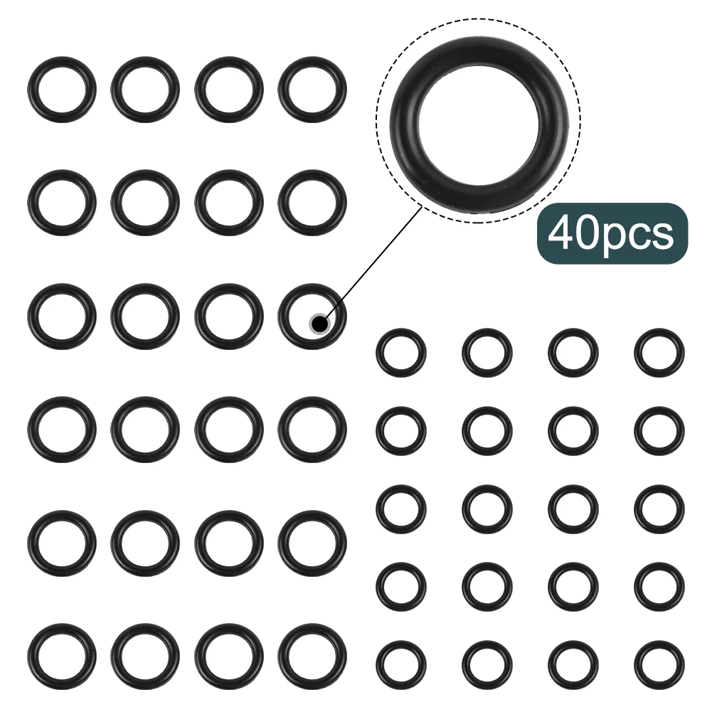 

20 Pcs 1/4 + 20 Pc 3/8 O-Rings Rubber For Pressure Washer Hose Quick Disconnect For Original Outdoor Equipment Connector Tools