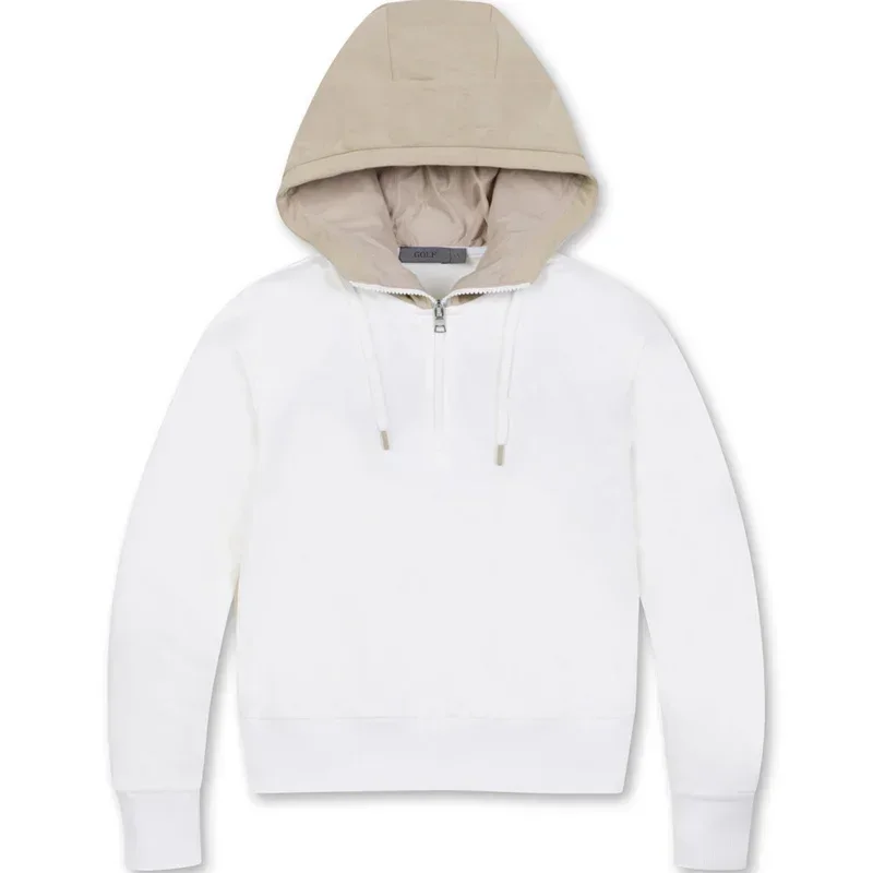 

Golf Ladies Hooded Sweater 2023 Autumn and Winter New Sports Age-reducing College Wind Joker Knit Top