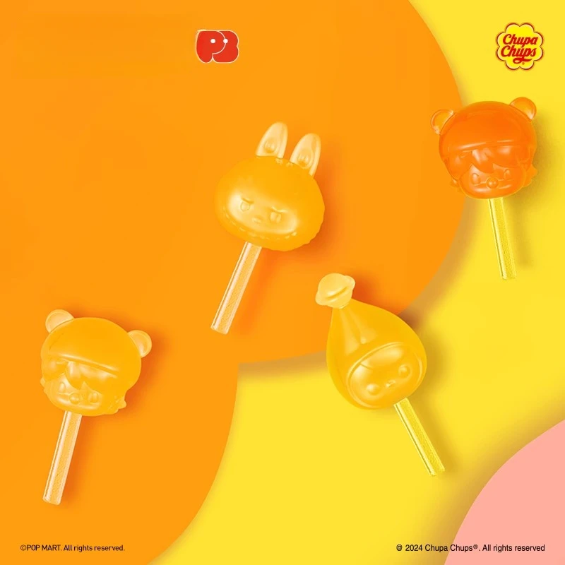 Подлинная поп-боб Chupa Chups серии мини-куклы Kawaii фигурки орнамент настольный