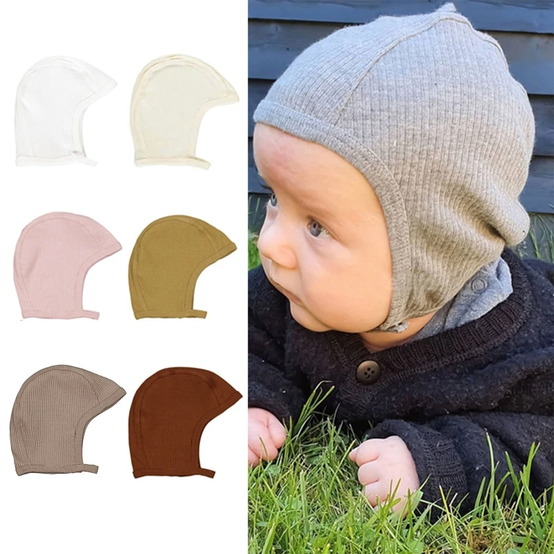 

Baby Soft Cotton Hat Nightcap Newborn Infant Cute Beanie Bonnet Bandanas Turban Headwrap Headdress for Infants Boys Hat 85DE