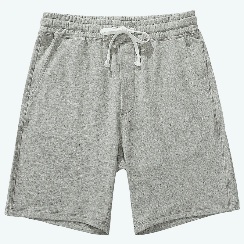 

Akkad Kuti Summer Gray Shorts Men Cotton Running Sports Fitness Gym Joggers Sweat Shorts Breathable Oversized Workout Shorts